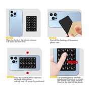 Suport adeziv cu ventuze pentru telefon Techsuit SW-PAD, alb