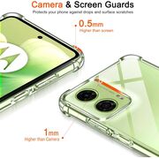 Husa pentru  Motorola Moto E14 / Motorola Moto G04 / Moto G04s / Moto G24 / G24 Power compatibila MagSafe Anti-Shock 1.5mm reinforced 4 corners - clear