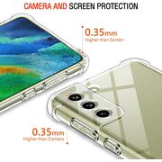 Husa pentru  Samsung Galaxy S21 FE compatibila MagSafe Anti-Shock 1.5mm reinforced 4 corners - clear
