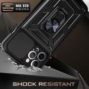 Husa iPhone 12 mini protectie camera Techsuit CamShield Series, negru