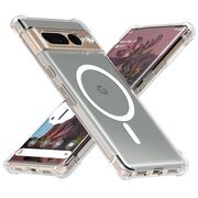 Husa pentru  Google Pixel 7 Pro compatibila MagSafe Anti-Shock 1.5mm reinforced 4 corners - clear