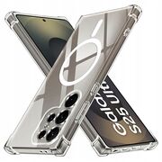 Husa pentru  Samsung Galaxy S25 Ultra compatibila MagSafe Anti-Shock 1.5mm reinforced 4 corners - clear