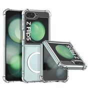 Husa pentru  Samsung Galaxy Z Flip 5 compatibila MagSafe Anti-Shock 1.5mm reinforced 4 corners - clear