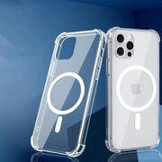 Husa pentru  Xiaomi Redmi Note 14 5G compatibila MagSafe Anti-Shock 1.5mm reinforced 4 corners - clear