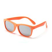Ochelari de Soare pentru Copii cu Protectie UV - Techsuit (D802) - Orange / Mercury