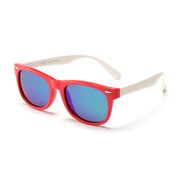 Ochelari de Soare pentru Copii cu Protectie UV - Techsuit (D802) - Red / White / Green