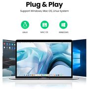 Cititor de Carduri SD, Micro SD la USB 3.0, Plug & Play, 5Gbps, 15cm - Ugreen CR127 (20250) - White