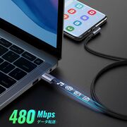 Cablu de Date USB la Type-C, 18W, 3A, 480Mbps, QC3.0, 2m - Ugreen Right Angle US284 (50942) - Space Gray