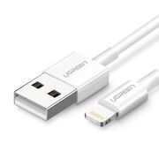 Cablu de Date USB la Lightning, 5V/2.4A, 480Mbps, 2m - Ugreen US155 (20730) - White