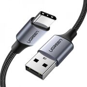 Cablu de Date USB la Type-C, PD18W, 3A, 480Mbps, QC3.0, 1m - Ugreen US288 (60126) - Black