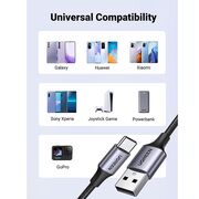Cablu de Date USB la Type-C, PD18W, 3A, 480Mbps, QC3.0, 1m - Ugreen US288 (60126) - Black
