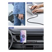 Cablu de Date USB la Type-C, PD18W, 3A, 480Mbps, QC3.0, 1m - Ugreen US288 (60126) - Black