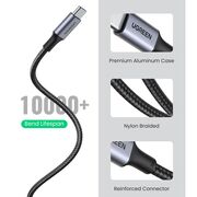 Cablu de Date USB-C la Type-C, PD100W, 5A, 480Mbps, 1m - Ugreen US316 (70427) - Black