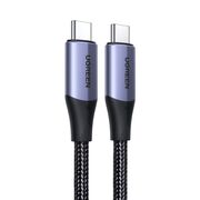 Cablu pentru Alimentare Type-C la Type-C, 100W, 5A, 4K, 10Gbps, 1m - Ugreen US355 (80150) - Black