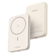 Baterie Externa pentru Telefon, Type-C, 5000mAh, 15W, 5V/3A, Cablu Type-C - Ugreen PB560 (25207) - Bej