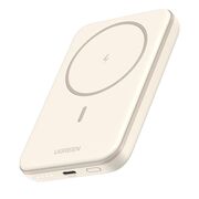 Baterie Externa pentru Telefon, Type-C, 5000mAh, 15W, 5V/3A, Cablu Type-C - Ugreen PB560 (25207) - Bej