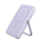 Baterie Externa Wireless cu Display 5000mAh, USB-C, 18W, 5V/3A - Ugreen PB571 (35606B) - Purple