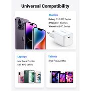 Incarcator USB-C, GaN, Fast Charging, 20W, 3A, QC4.0+ - Ugreen Nexode CD319 (15324) - White