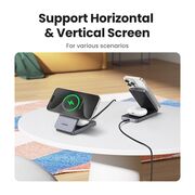 Incarcator fara Fir 2in1, 20W, 3A - Ugreen W706 (45023) - Black