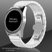 Curea pentru smartwatch Garmin Instinct 2S/2S Solar/Approach S70 42mm/ Fenix 7S Pro Sapphire Solar Stainless Steel - latime 20 mm - Argintiu