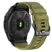 Curea pentru smartwatch Garmin Instinct 2S/2S Solar/Approach S70 42mm/fenix 7S Pro Sapphire Solar din Material Textil Rezistent – Ideala pentru Stil Activ - latime 20 mm - Verde deschis