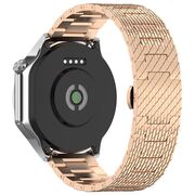 Curea pentru smartwatch Huawei Watch GT 4 (46mm) / Gt 4 Pro (46mm) / GT 2 (46mm) / GT 2 Pro / GT 3 Pro (46mm) / GT 3 / Ultimate  - Stainless Steel - latime 22 mm Roz