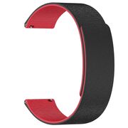 Curea pentru smartwatch Huawei Watch GT 4 (46mm) / Gt 4 Pro (46mm) / GT 2 (46mm) / GT 2 Pro / GT 3 Pro (46mm) / GT 3 / Ultimate  - din silicon durabil - latime 22 mm Negru rosu