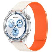 Curea pentru smartwatch Huawei Watch GT 4 (46mm) / Gt 4 Pro (46mm) / GT 2 (46mm) / GT 2 Pro / GT 3 Pro (46mm) / GT 3 / Ultimate  - din silicon durabil - latime 22 mm Portocaliu
