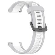 Curea pentru smartwatch Huawei Watch GT 4 (46mm) / Gt 4 Pro (46mm) / GT 2 (46mm) / GT 2 Pro / GT 3 Pro (46mm) / GT 3 / Ultimate  - din silicon rezistent - latime 22 mm Alb