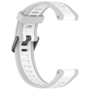 Curea pentru smartwatch Huawei Watch GT 4 (46mm) / Gt 4 Pro (46mm) / GT 2 (46mm) / GT 2 Pro / GT 3 Pro (46mm) / GT 3 / Ultimate  - din silicon rezistent - latime 22 mm Alb