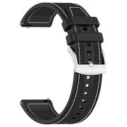 Curea pentru smartwatch Huawei Watch GT 4 (46mm) / Gt 4 Pro (46mm) / GT 2 (46mm) / GT 2 Pro / GT 3 Pro (46mm) / GT 3 / Ultimate  - silicon confortabil - latime 22 mm Negru