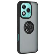 Husa de protectie pentru  Honor 400 Lite premium cu inel stand rotativ, suport magnetic si bumper anti-alunecare - Negru