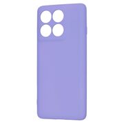 Husa pentru  Motorola Edge 60 Pro Liquid Silicone, subțire, captusita cu microfibra, anti amprentă, protectie cameră foto, Lavanda