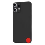Husa pentru  Nothing CMF Phone 2 Pro Liquid Silicone, subțire, captusita cu microfibra, anti amprentă, protectie cameră foto, Negru