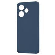 Husa pentru  Oppo A5 Pro 5G Liquid Silicone, subțire, captusita cu microfibra, anti amprentă, protectie cameră foto, Albastru