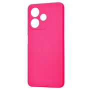 Husa pentru  Oppo A5 Pro 5G Liquid Silicone, subțire, captusita cu microfibra, anti amprentă, protectie cameră foto, Fucsia