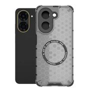 Husa pentru  Xiaomi Redmi A5 4G Cyber Shield Bumper, Compatibila MagSafe, Antishock reinforced corners si margini intarite - Negru
