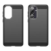 Husa pentru Samsung Galaxy M56 Carbon Liquid Silicone, Negru