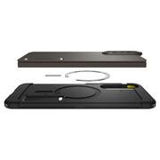 Husa premium pentru  Samsung Galaxy S25 Edge Spigen - Tough Armor MagSafe - Gun metal