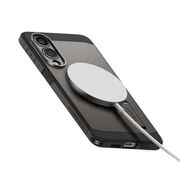 Husa premium pentru  Samsung Galaxy S25 Edge Spigen - Tough Armor MagSafe - Gun metal