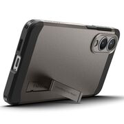 Husa premium pentru  Samsung Galaxy S25 Edge Spigen - Tough Armor MagSafe - Gun metal