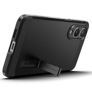 Husa premium pentru  Samsung Galaxy S25 Edge Spigen - Tough Armor MagSafe - Negru