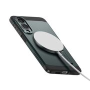 Husa premium pentru  Samsung Galaxy S25 Edge Spigen - Tough Armor MagSafe - Verde