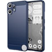 Husa pentru Nothing CMF Phone 2 Pro Carbon Liquid Silicone, Albastru