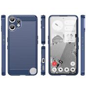 Husa pentru Nothing CMF Phone 2 Pro Carbon Liquid Silicone, Albastru