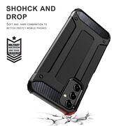 Husa pentru Samsung Galaxy A26 5G Armor Tough Rugged Kickstand - Negru