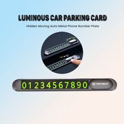 Suport Bord Parcare Temporara pentru Numarul de Telefon Techsuit, negru, PNP1