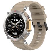 Curea pentru smartwatch Amazfit T-Rex Ultra - silicon confortabil - latime 22 mm Bej