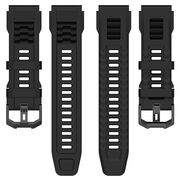 Curea pentru smartwatch Amazfit T-Rex Ultra  / Amazfit T-Rex 2- silicon confortabil - latime 22 mm Negru