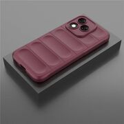 Husa pentru  Honor 400 Lite Liquid Silicone, Microfibre Lining, Non-Slip Airbag Design, Bordeaux